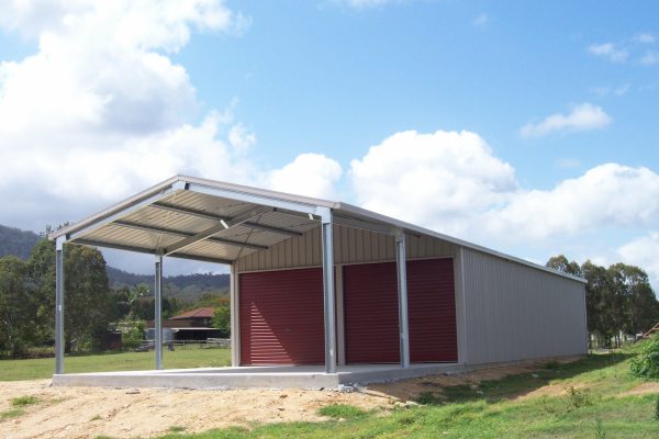 Residential Shed with Garaport, Australia